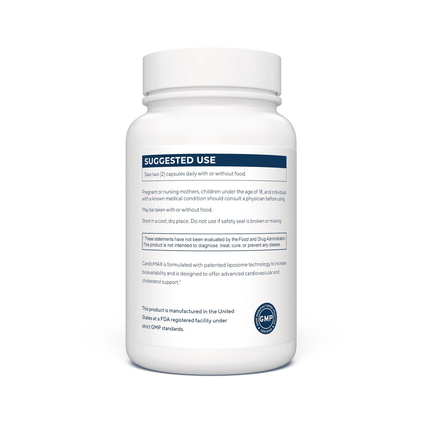 CardioMAX - Liposomal Berberine, Red Yeast Rice, CoQ10 120 Ct.