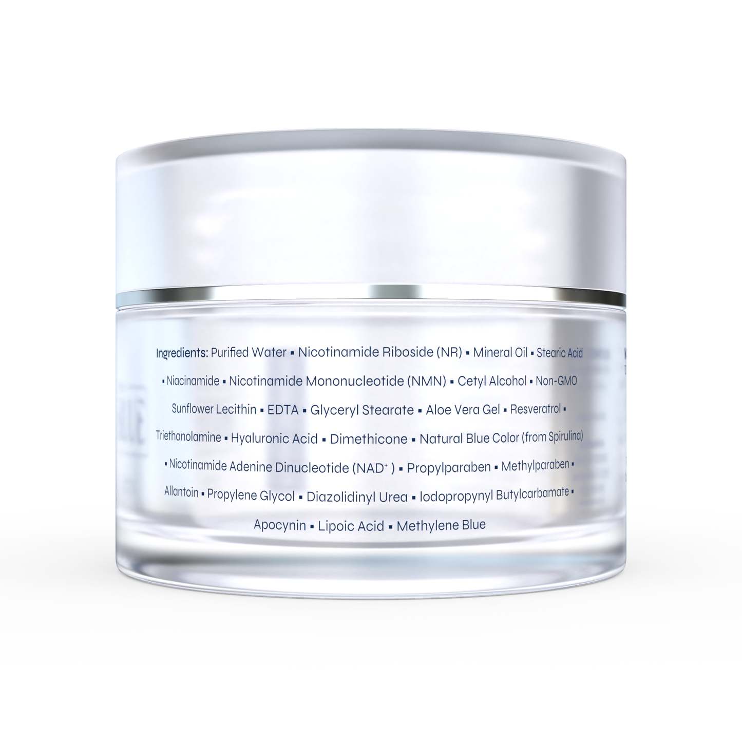 Renue Blue⢠Face Cream with Methylene Blue, NADāŗ, NMN, NR (Liposomal)