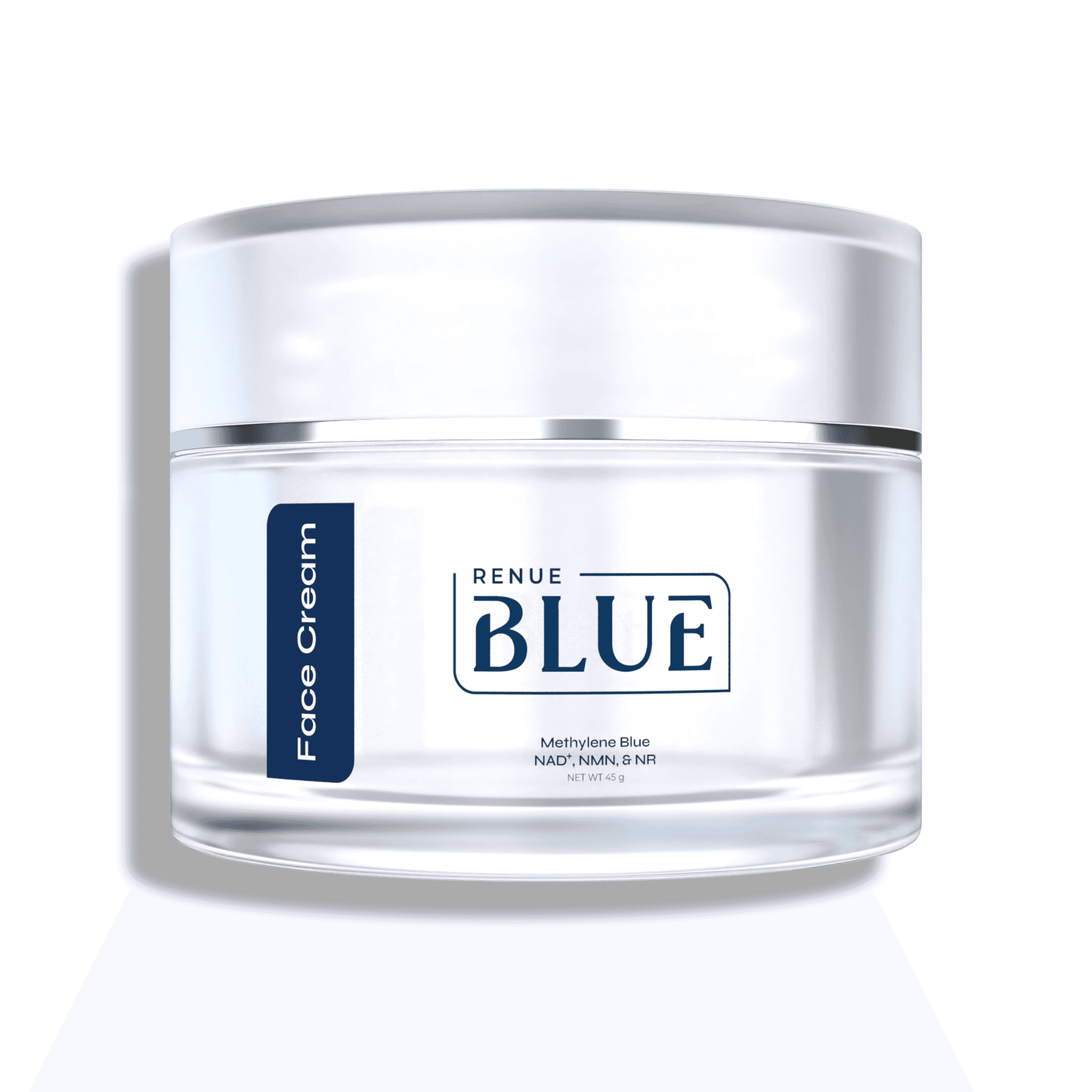 Renue Blue⢠Face Cream with Methylene Blue, NADāŗ, NMN, NR (Liposomal)