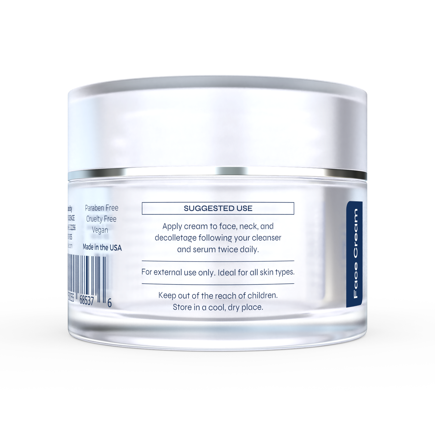 Renue Blue™ Face Cream with Methylene Blue, NAD⁺, NMN, NR (Liposomal)