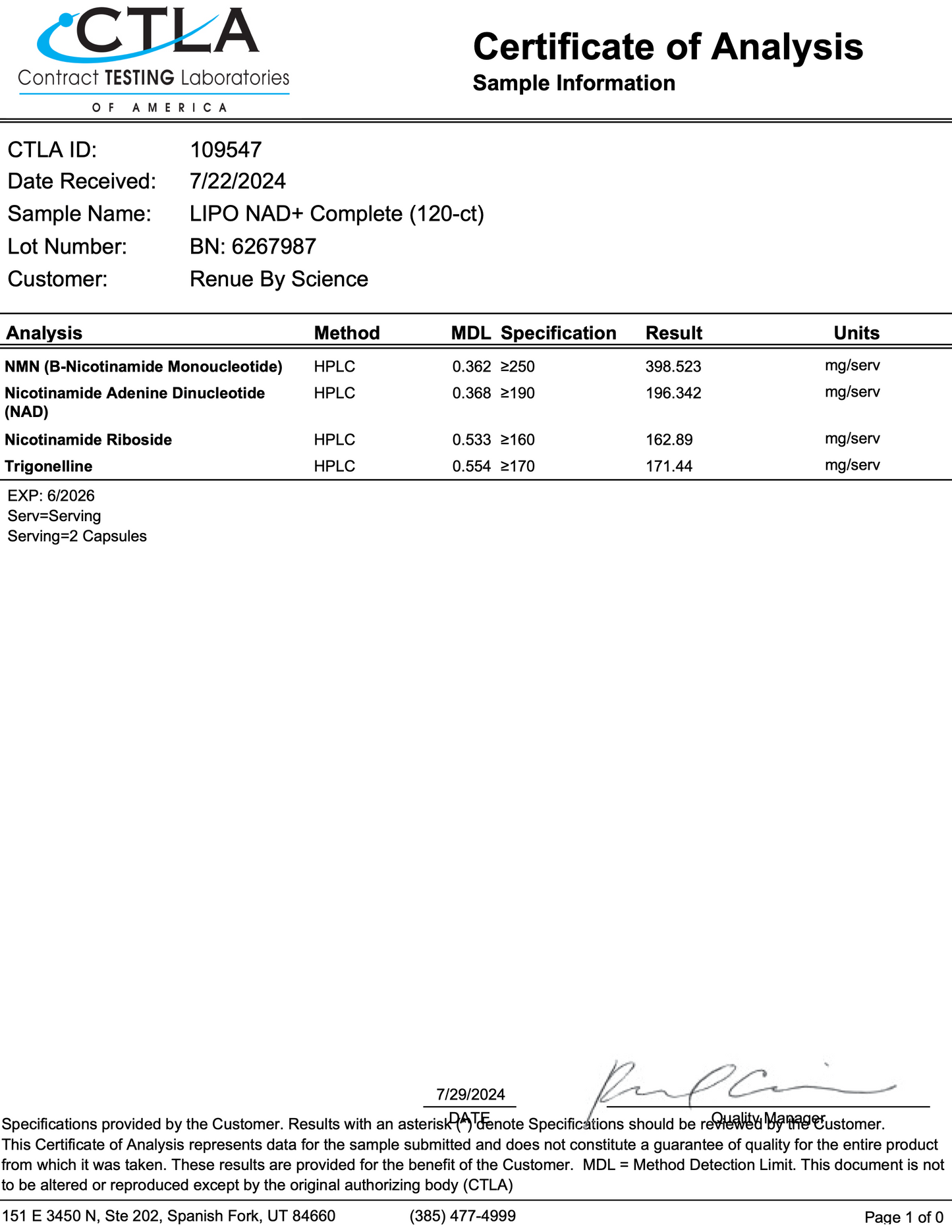 Total NAD+ Restoration Protocol