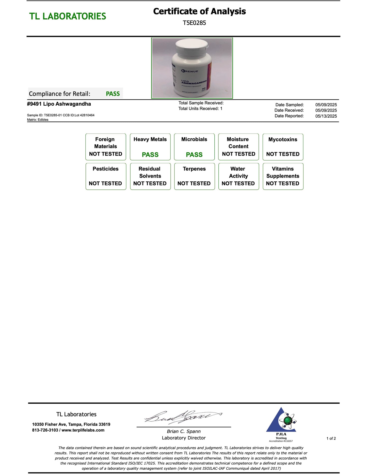 Ashwagandha (Liposomal) 90 Ct.