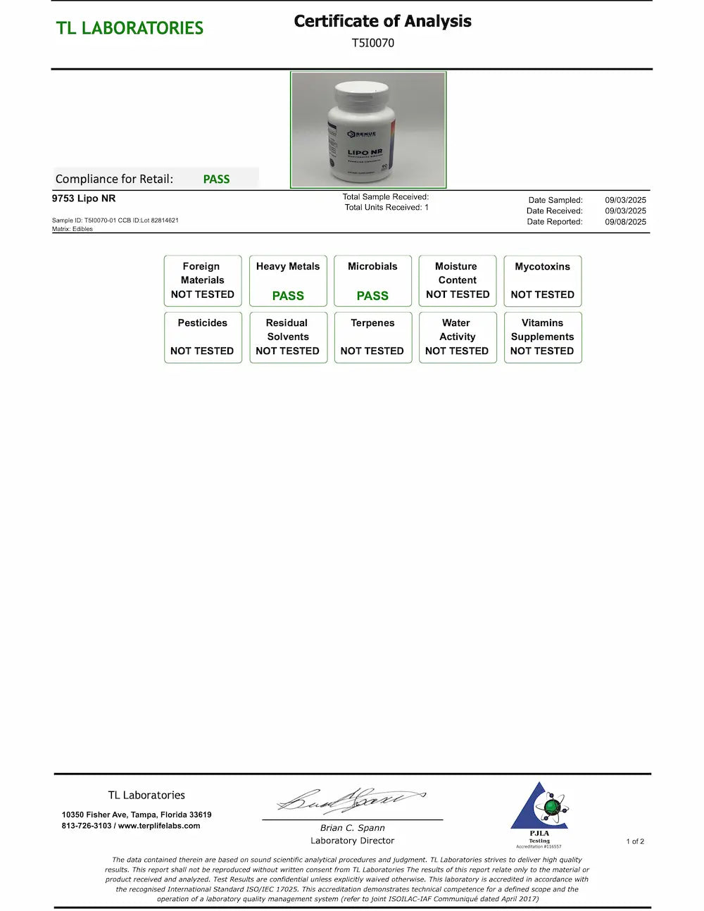 NR (Nicotinamide Riboside, Liposomal) 300 mg