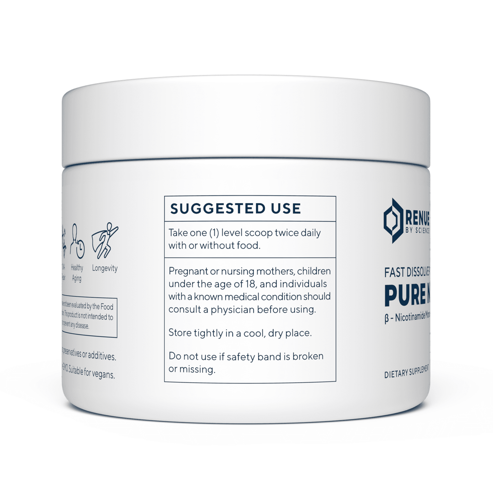 NMN (Nicotinamide Mononucleotide) Pure Powder – Renue By Science