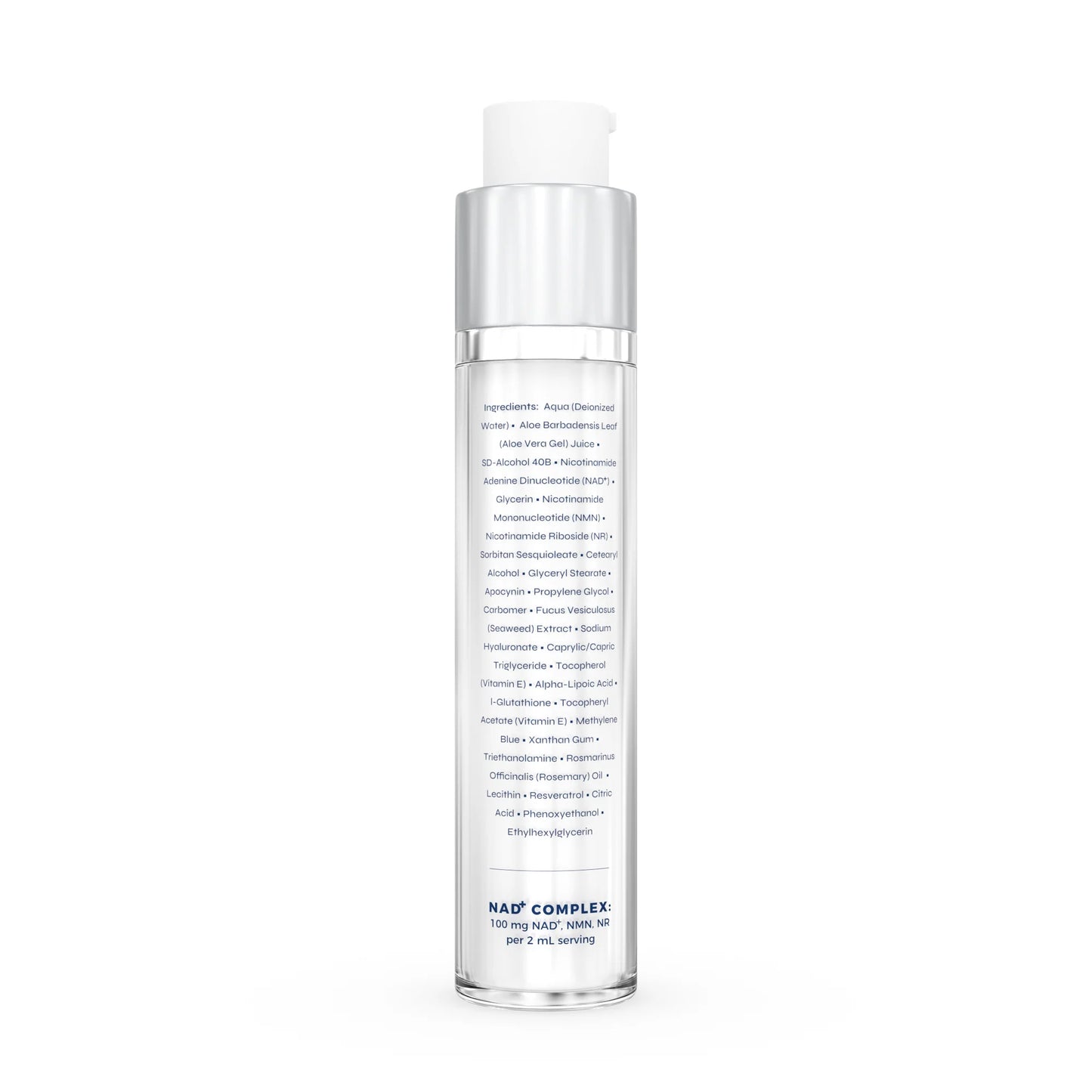 Renue Blue™ Face Serum with Methylene Blue, Glutathione, NAD⁺, NMN, NR (Liposomal)
