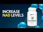 NAD+ Complete bottle with text increase NAD levels