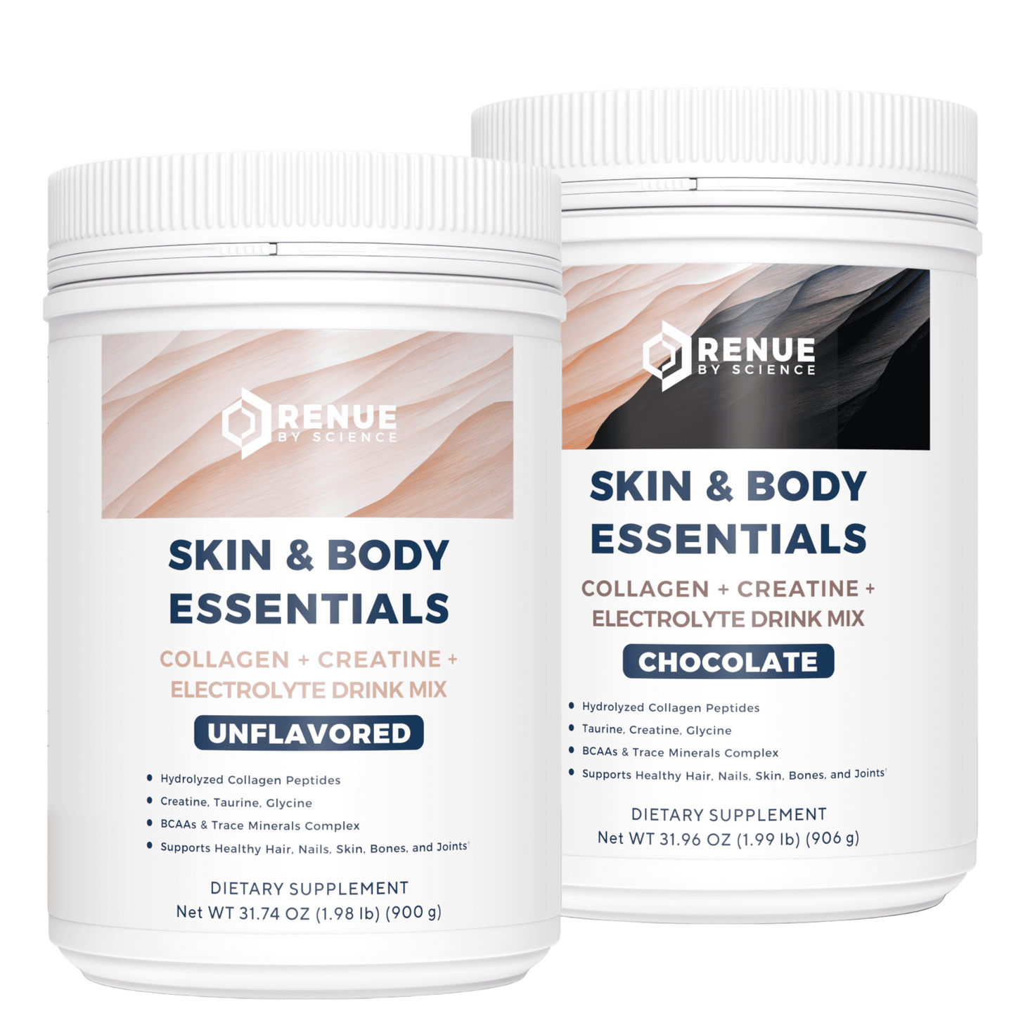 Skin & Body Essentials - Grass-Fed Collagen + Creatine + BCAAs + Electrolyte Drink Mix